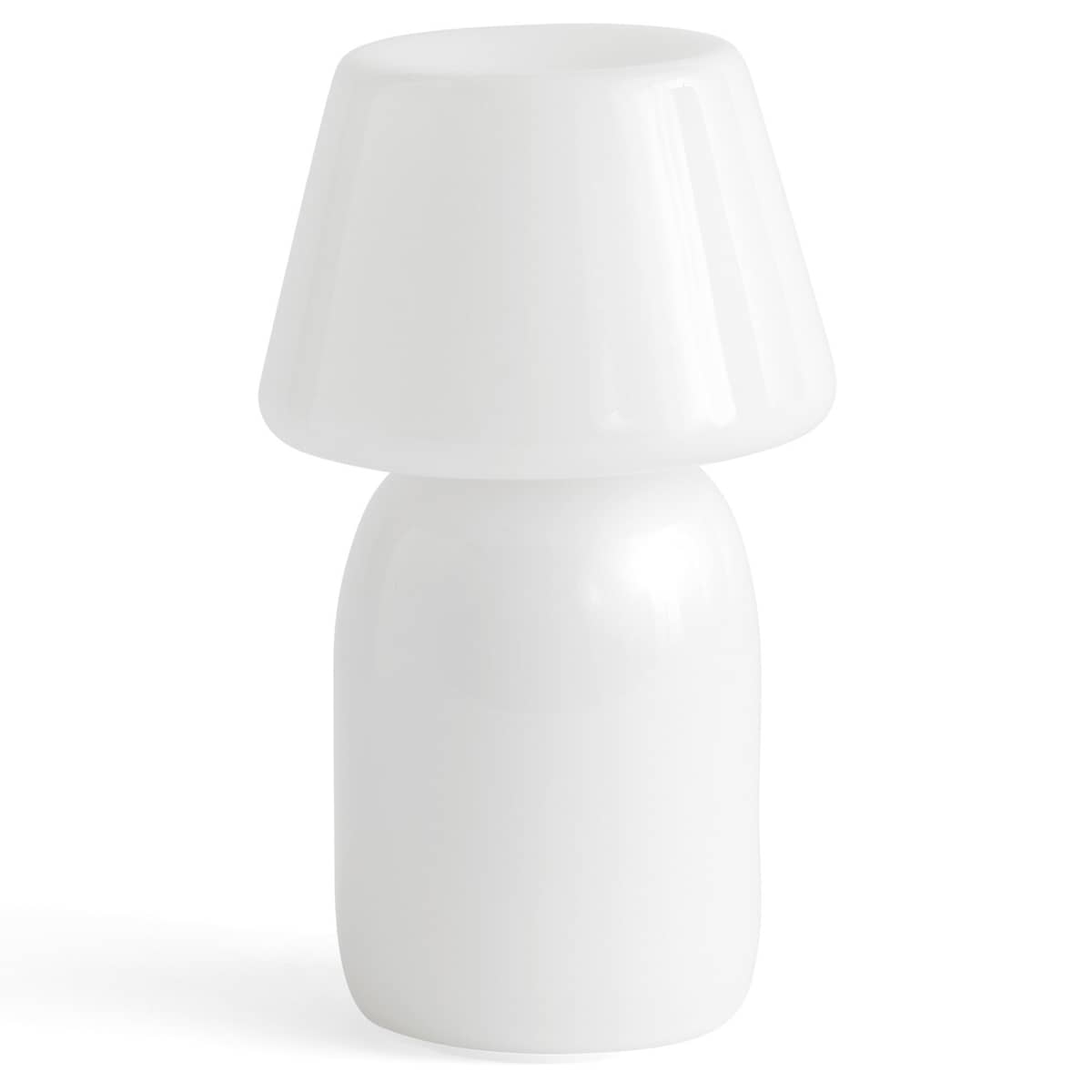 Apollo Portable pöytävalaisin, white glass
