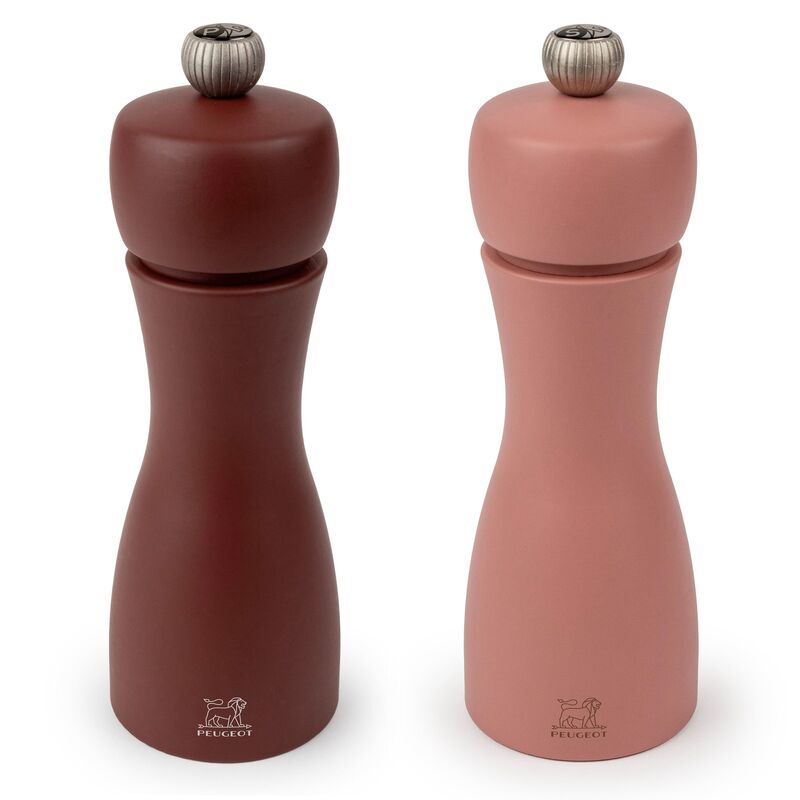 Tahiti salt- og pebersæt 15 cm, cacao & nuts