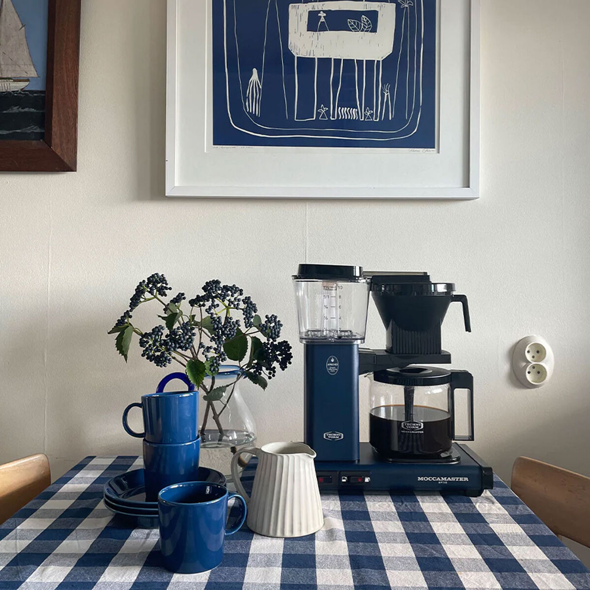 Optio kahvinkeittime, midnight blue