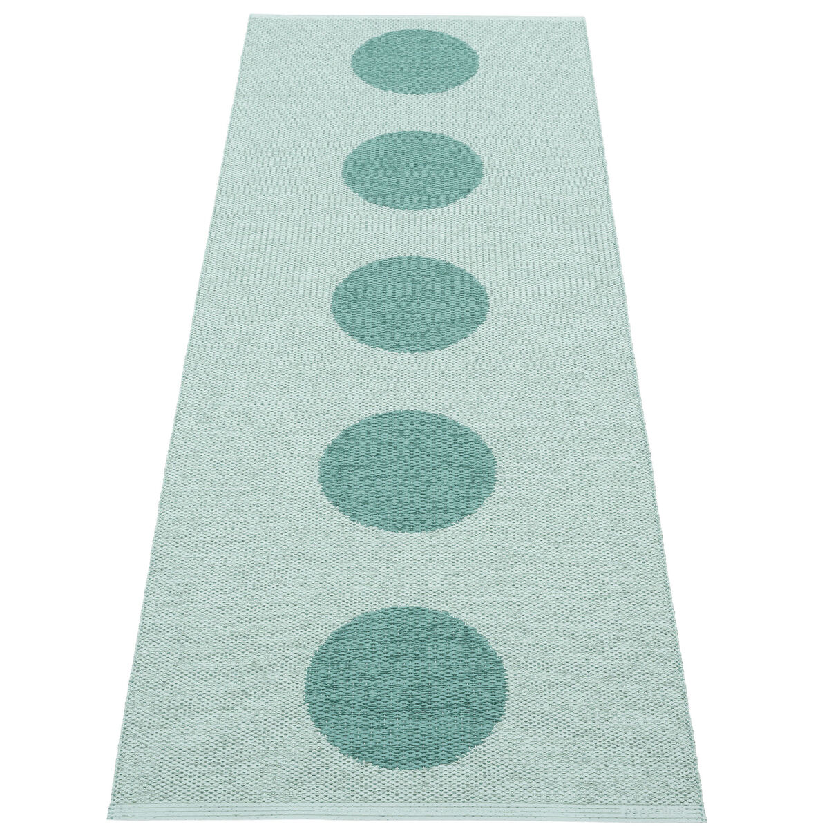 Pappelina Vera Pop Tæppe 70x200 cm, jade/turkis
