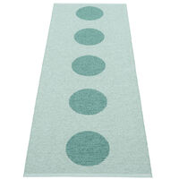 Pappelina Vera Pop Tæppe 70x200 cm, jade/turkis