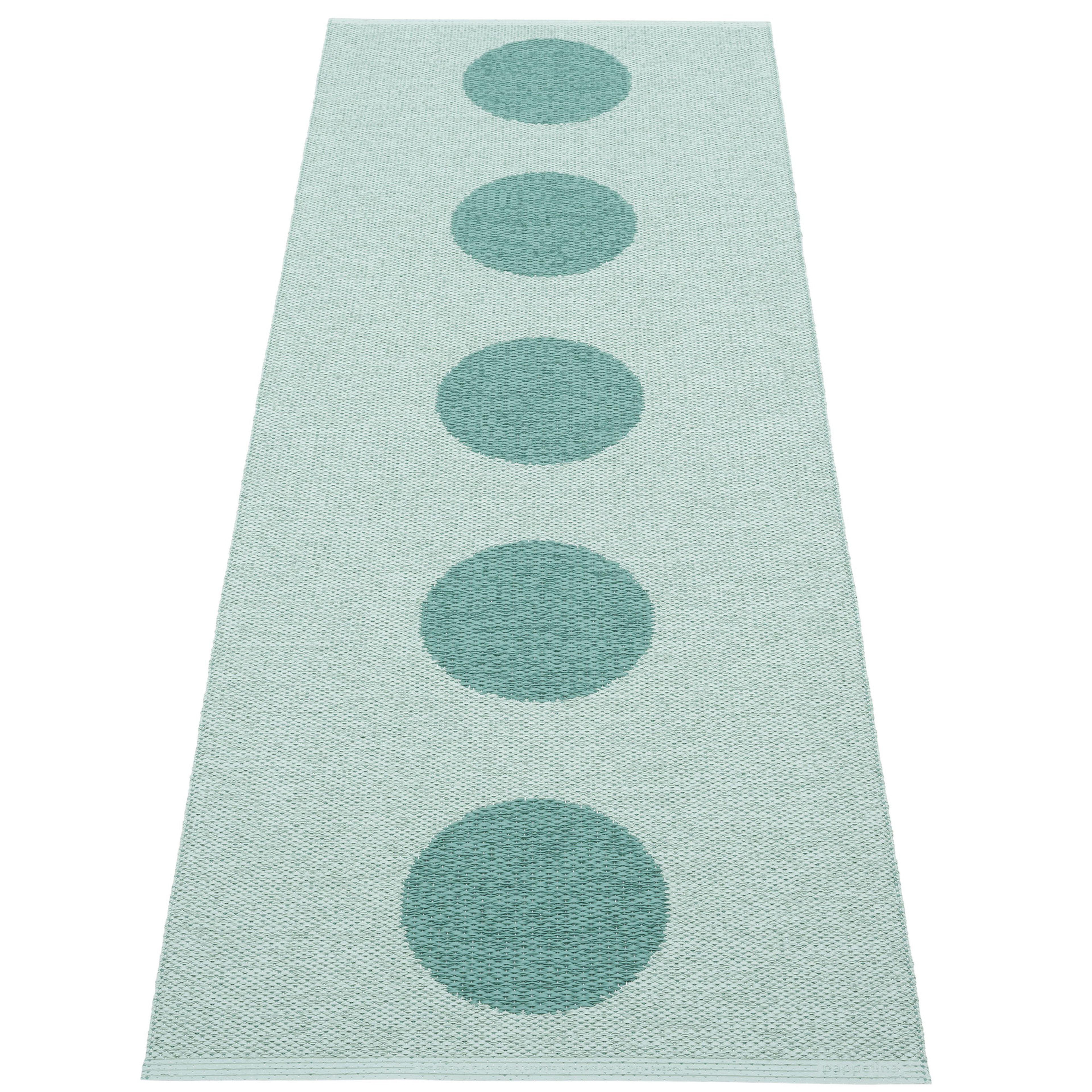 Pappelina Vera Pop matto 70 × 200 cm, jade/turquiose