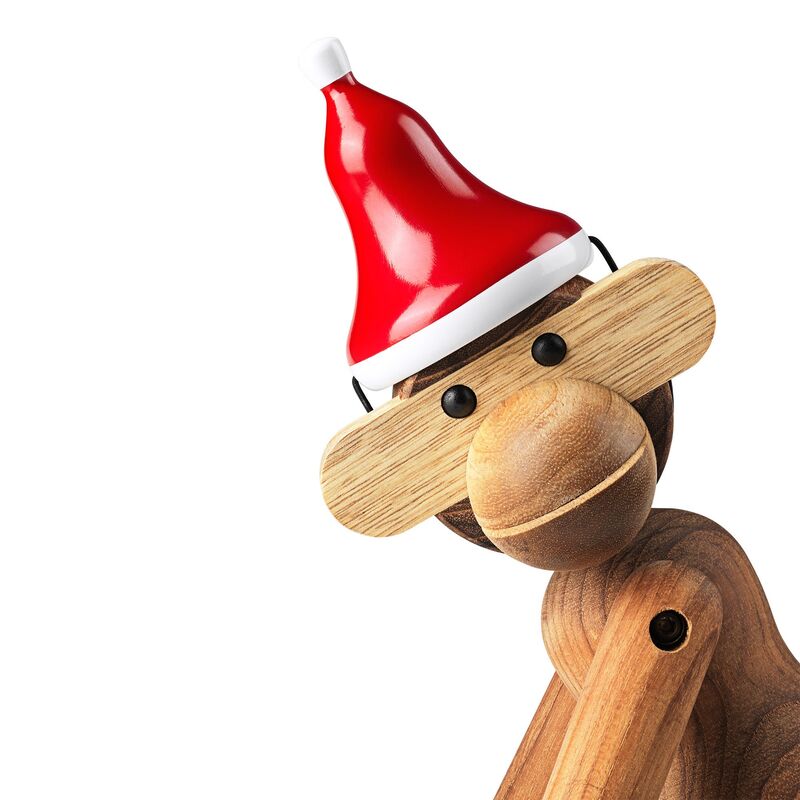 Tomteluva medium, röd/vit