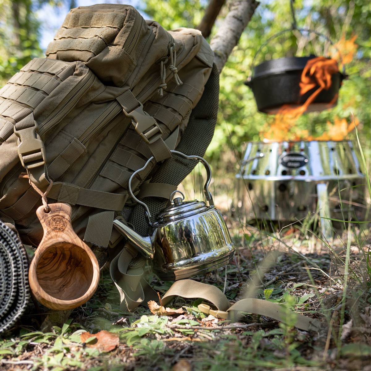 Puinen kuksa oliivipuuta