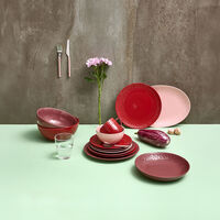 Confetti salatskål 23 cm, bordeaux