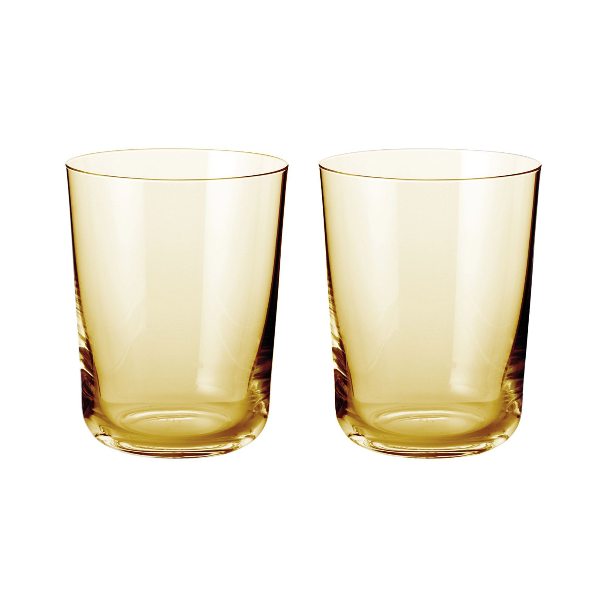 Frederik Bagger - New York vannglass 34 cl 2 stk citrine