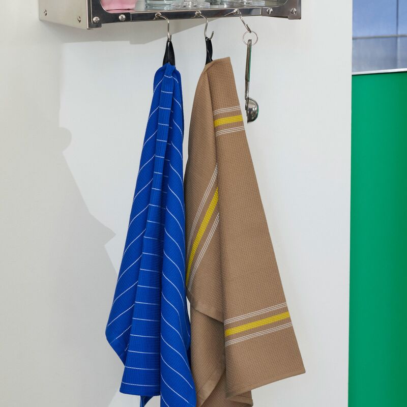 Canteen kökshandduk, blue pinstripe