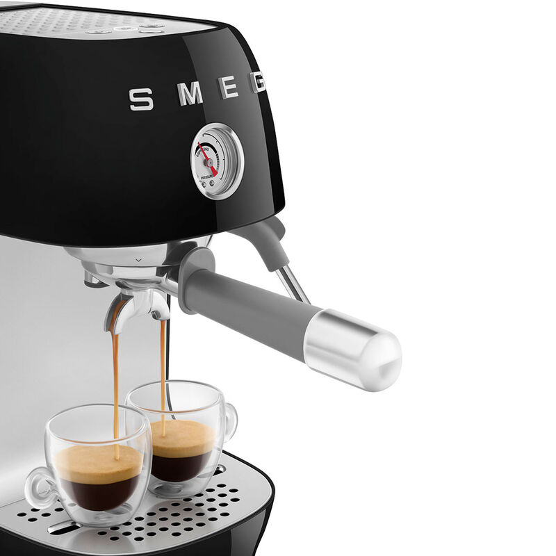 Manuell espressomaskin med Cold Brew, svart