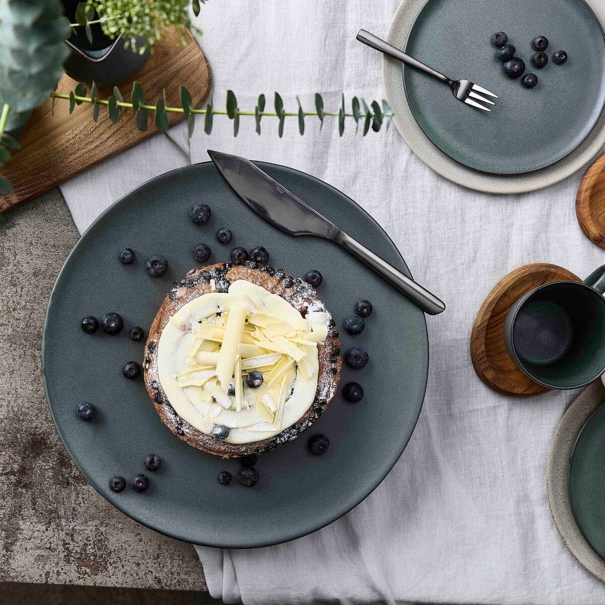 Aida Raw Tårtkniv, svart