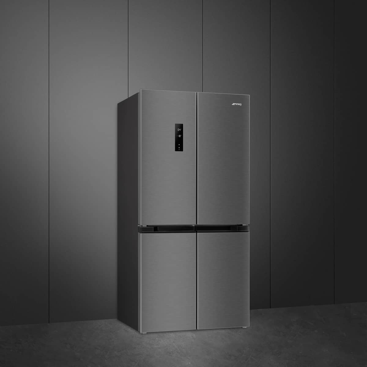 FQI48KD French Door kjøleskap, svart