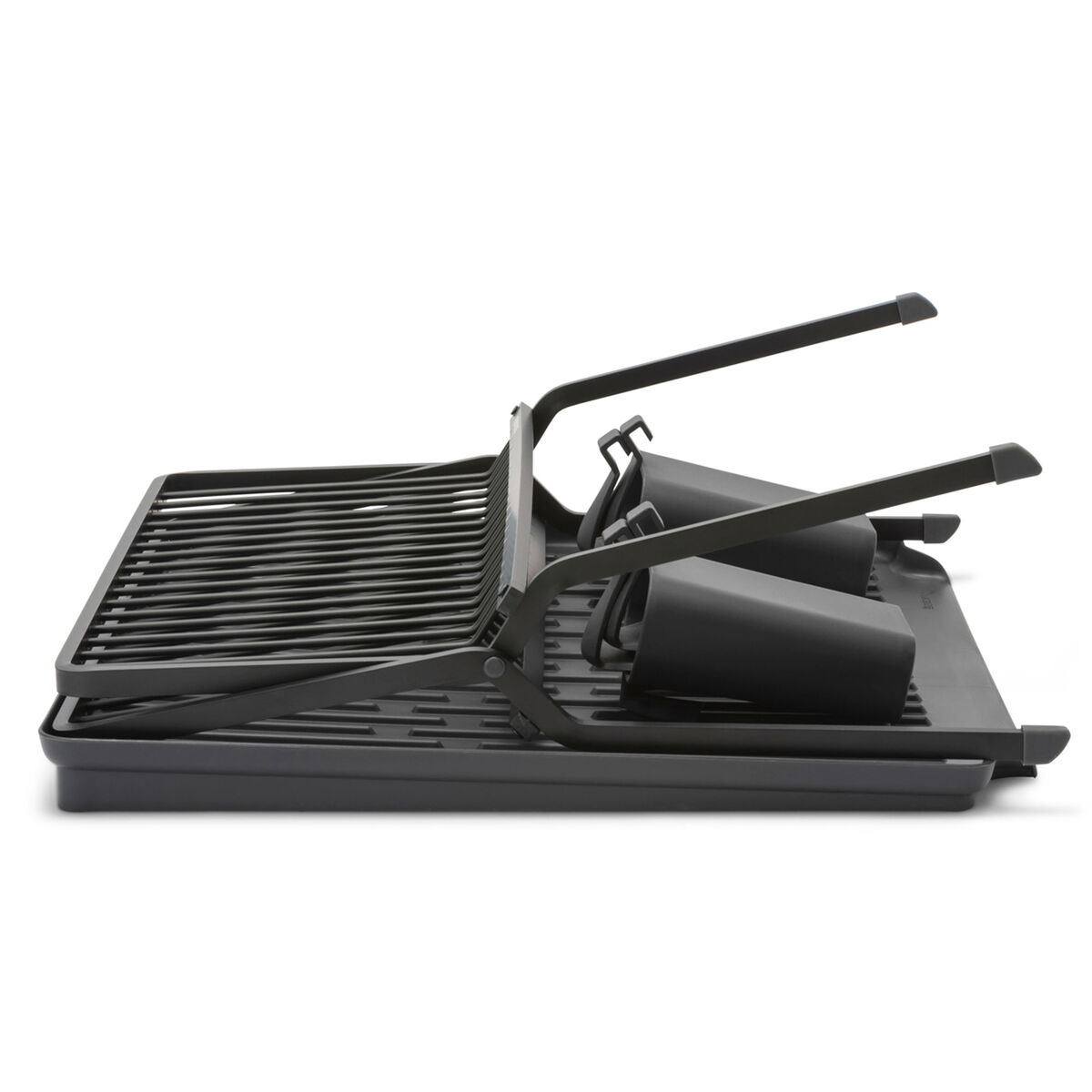 SinkSide hopfällbart diskställ XL, svart