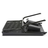 SinkSide hopfällbart diskställ XL, svart