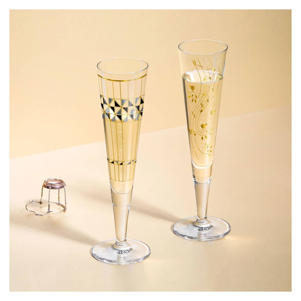 Goldnacht champagneglas, NO:6