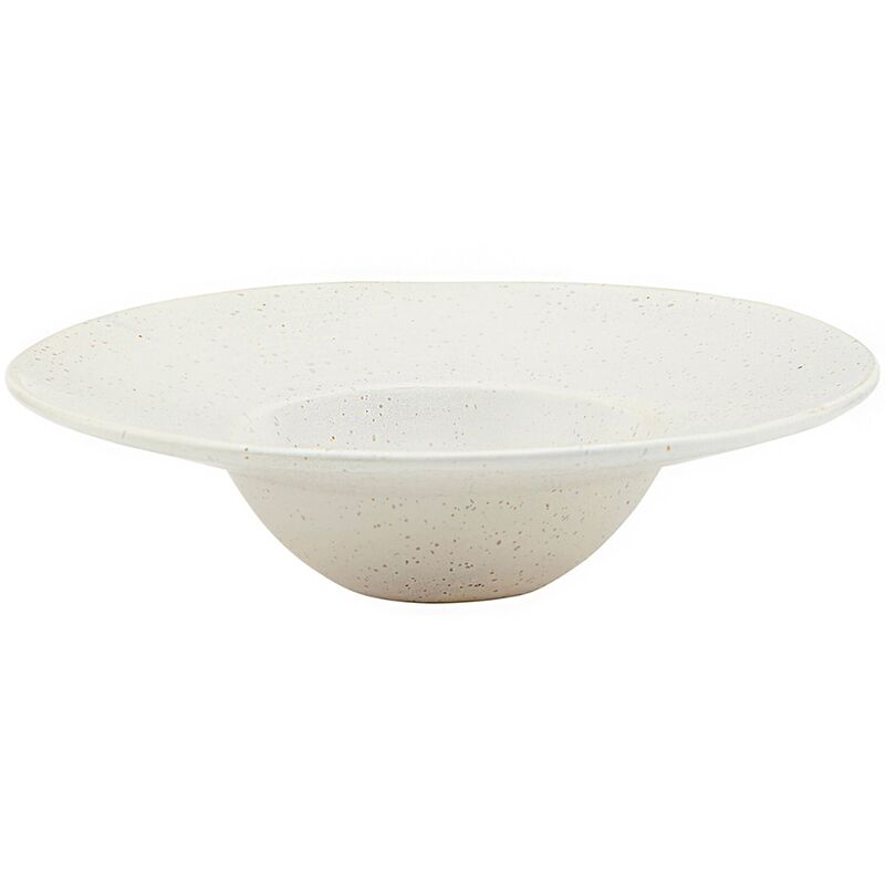 Pion pastatallerken, hvit/grå