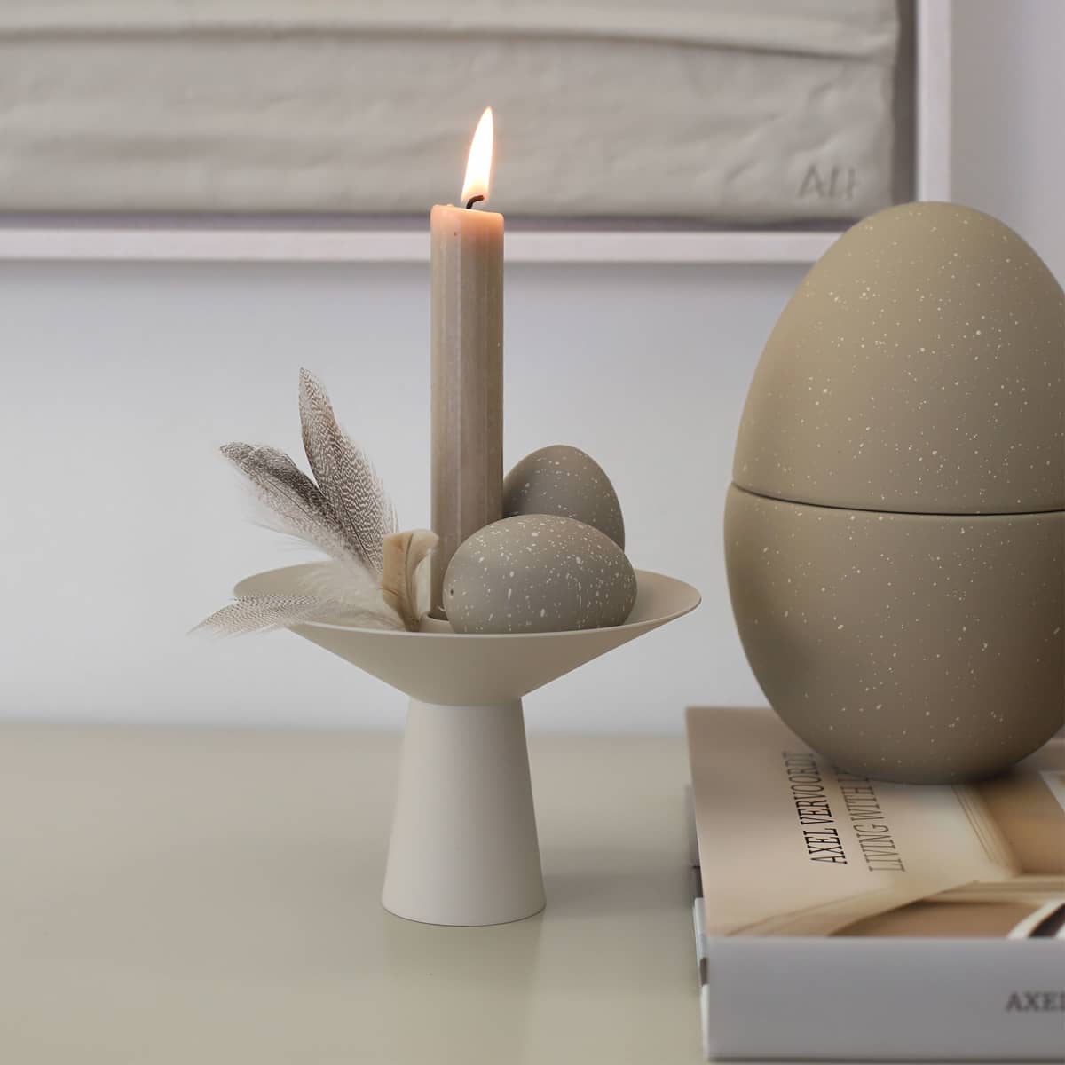 Ägg Deco påskdekoration, sand