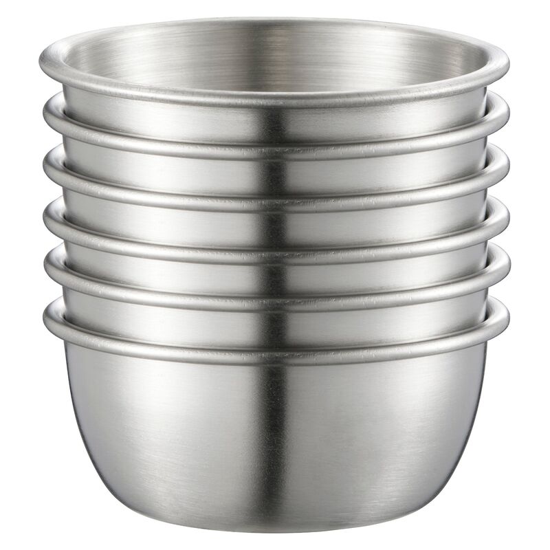 Dian dipskål 6-pak, rustfrit stål