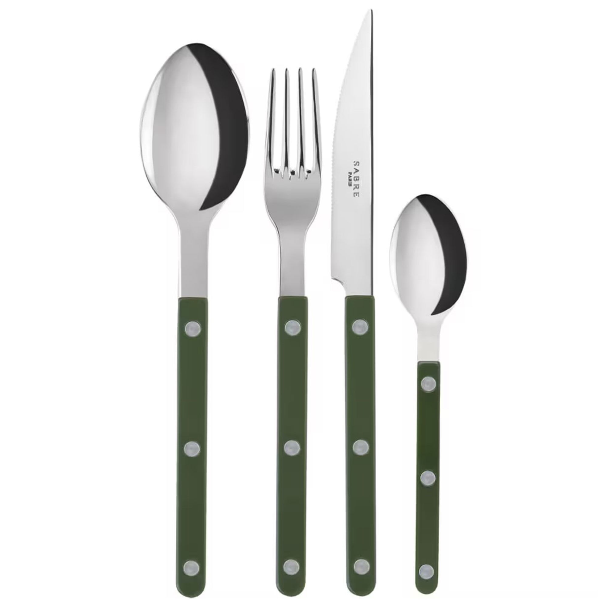 Bistrot Solid Bestik-sæt 16 dele, grøn