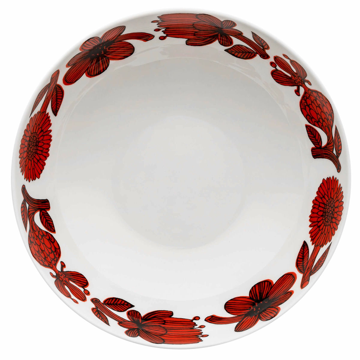 Röd Aster kulho, 17 cm