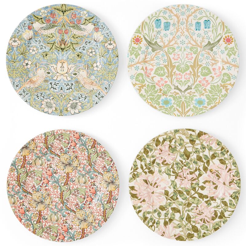 Lautanen 20 cm 4 kpl multi