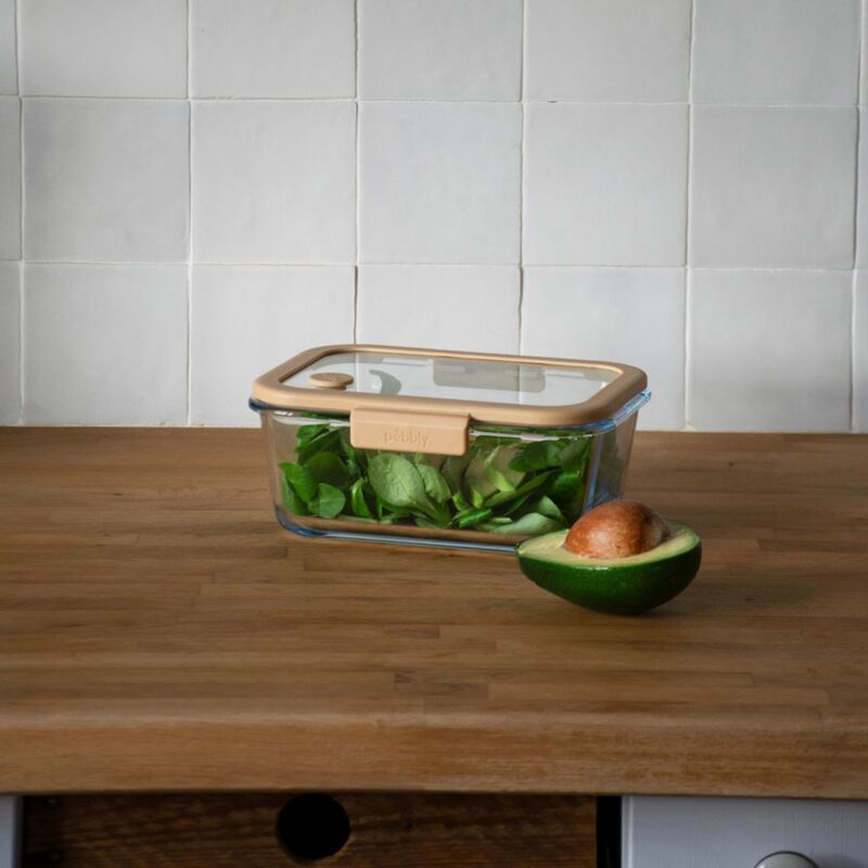 Glaslåda med vakuumlock 1200 ml