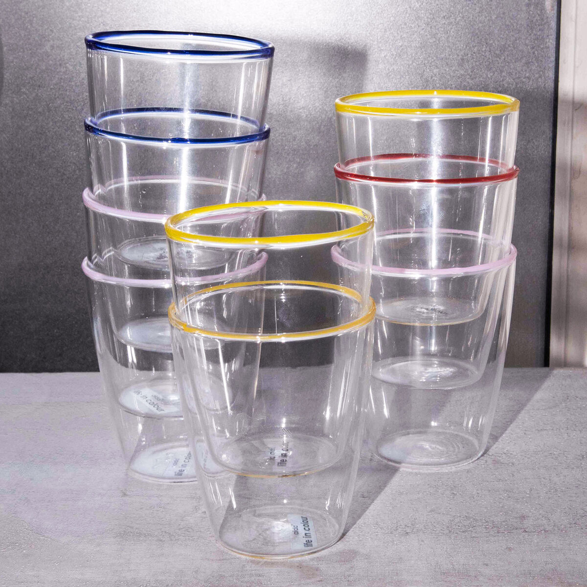 Life In Colour Art vandglas 29 cl, blueberry