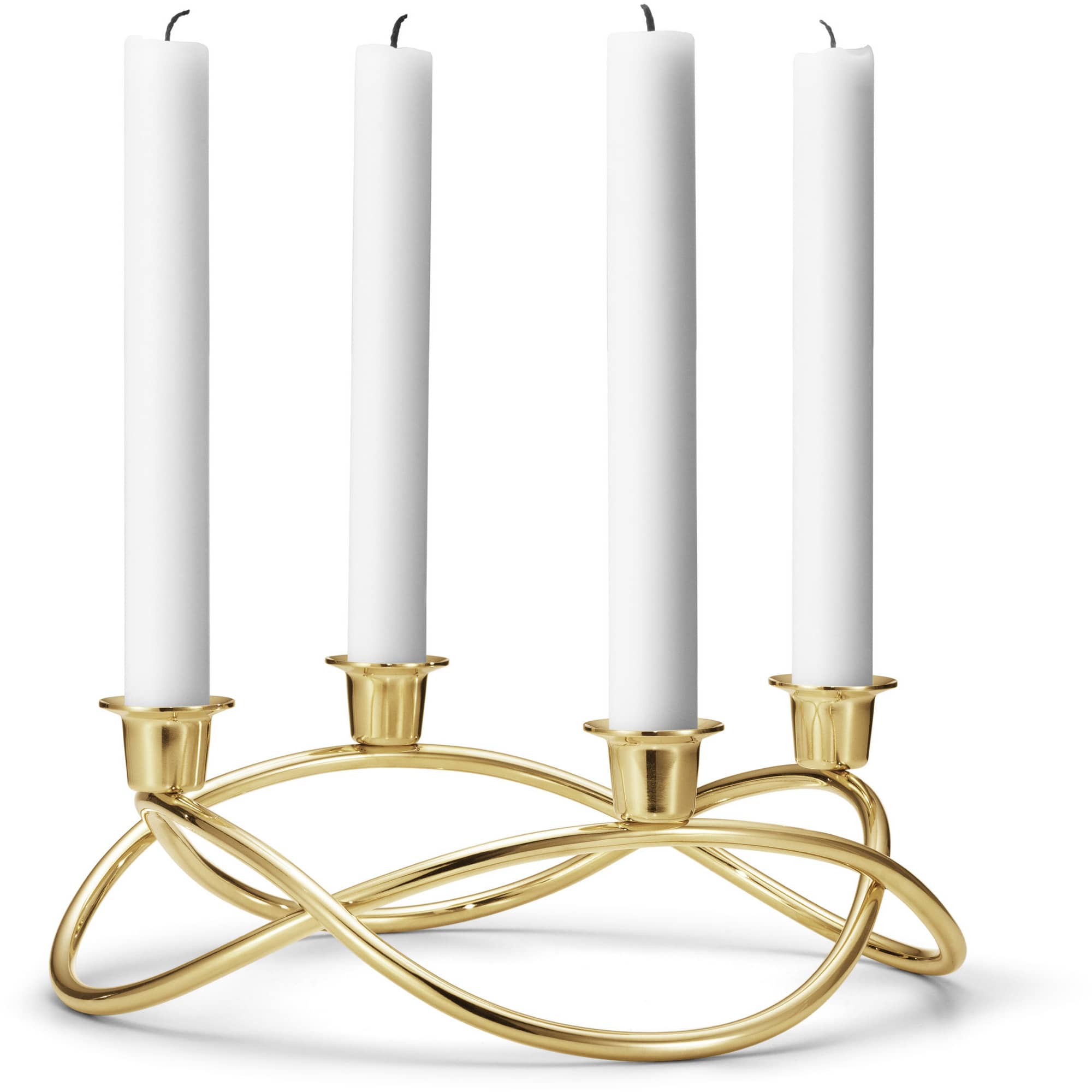 Produktfoto för Georg Jensen Season Ljusstake Förgylld