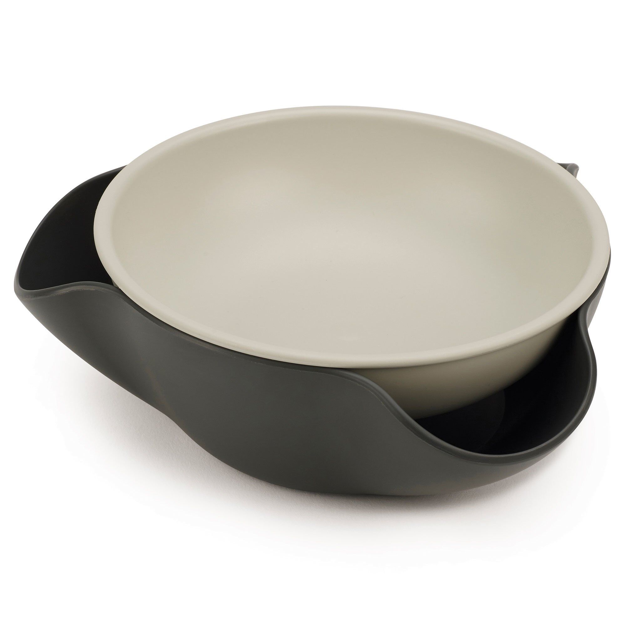 Joseph Joseph - Double dish skål 2 deler grå