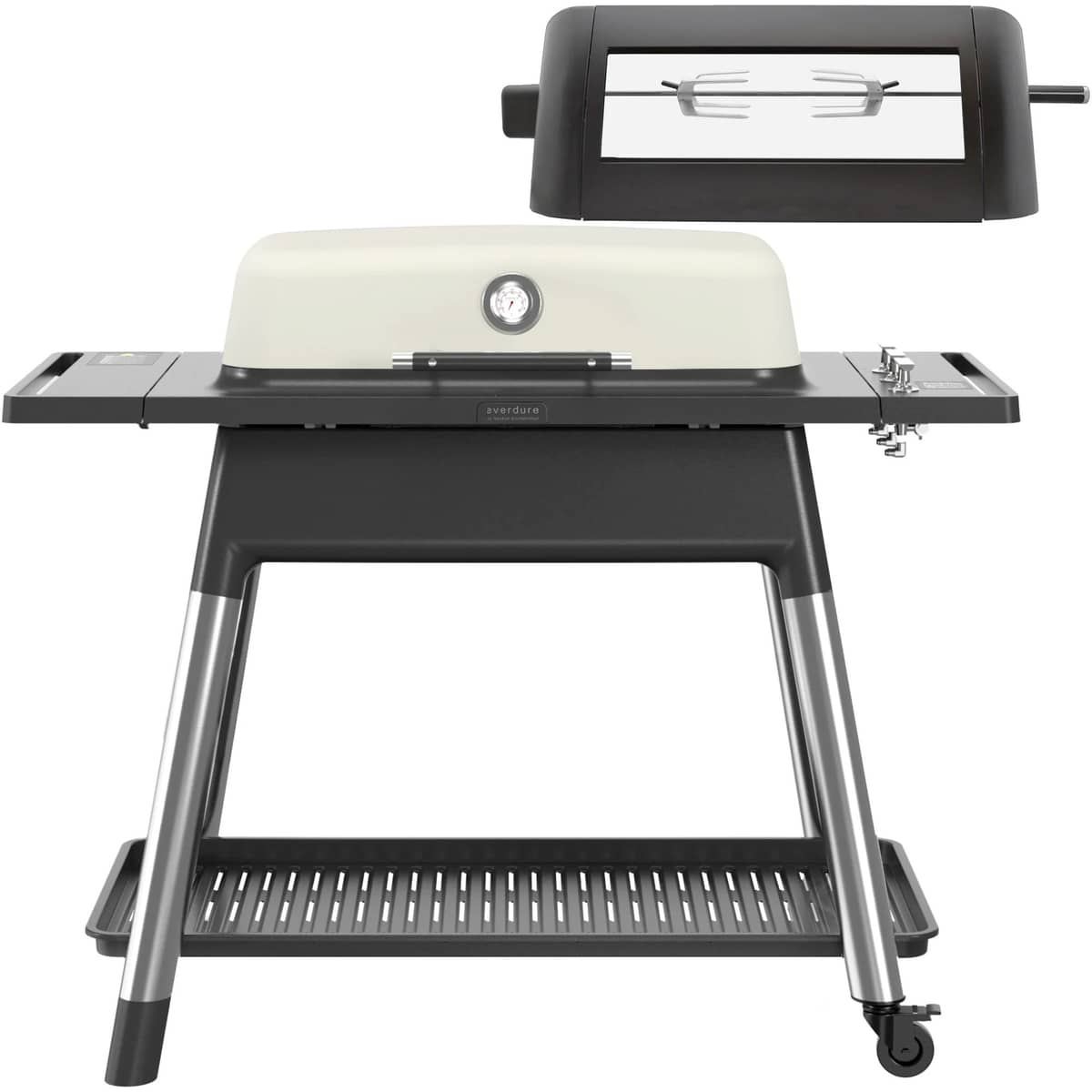 Furnace gasolgrill + rotisserie, matt stone