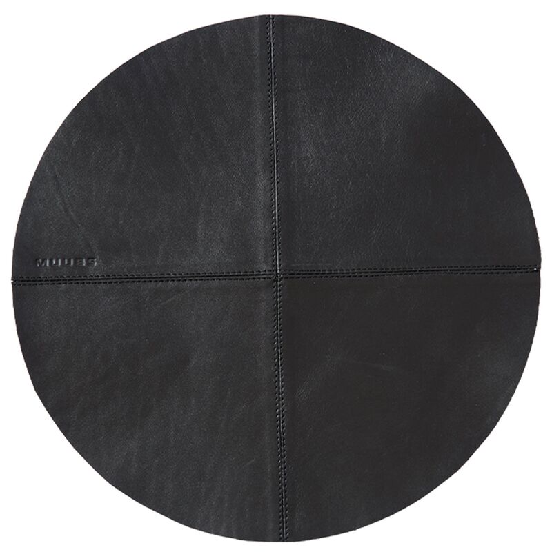 Camou rund kuvertbrikke, svart