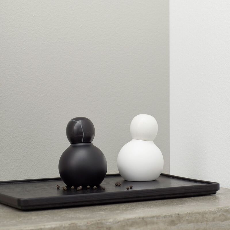 Boogie Salt- och Pepparkvarn 12 cm Vit