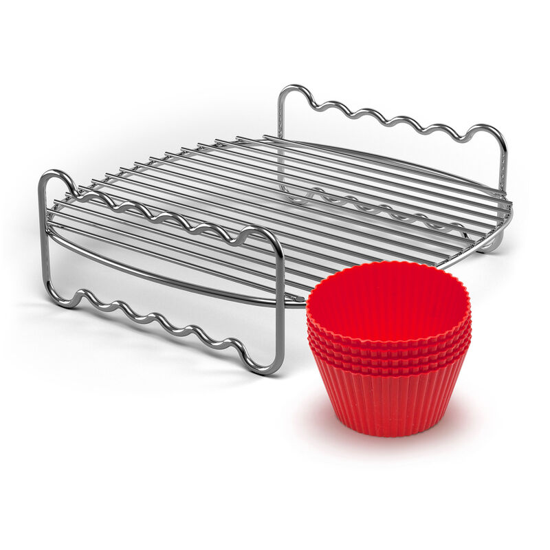 Philips HD9904/01 Airfryer -lisävarusteet Grilliritilä ja muffinsivuoat