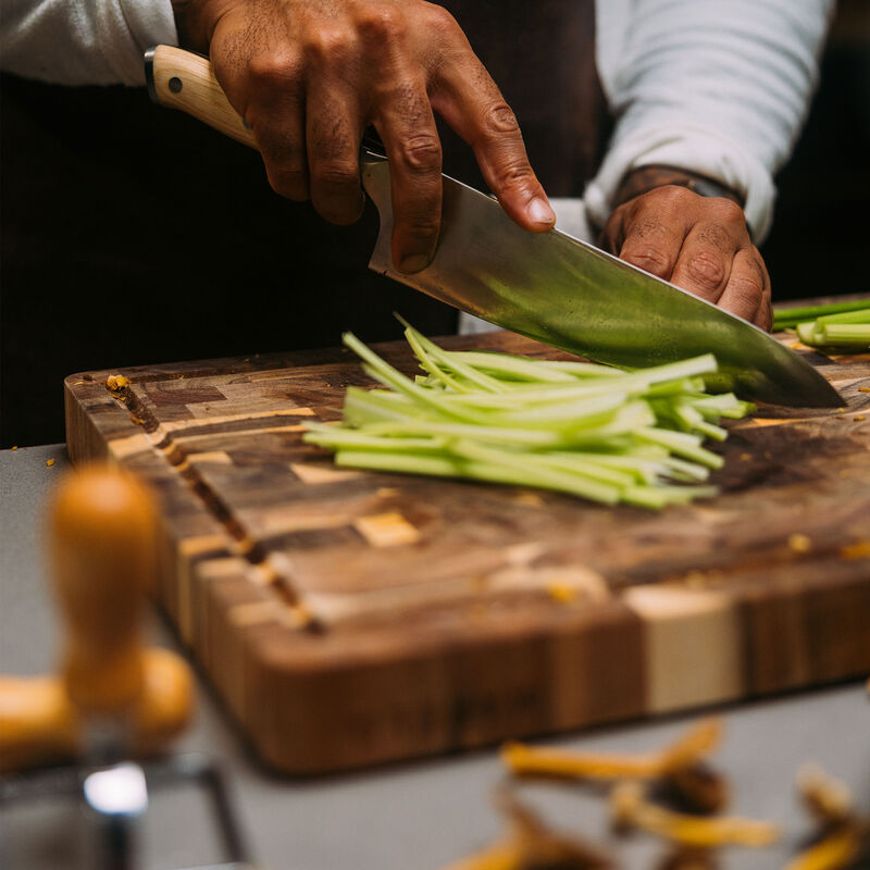 Skärbräda L 48x32x3,5 cm, akaciaträ