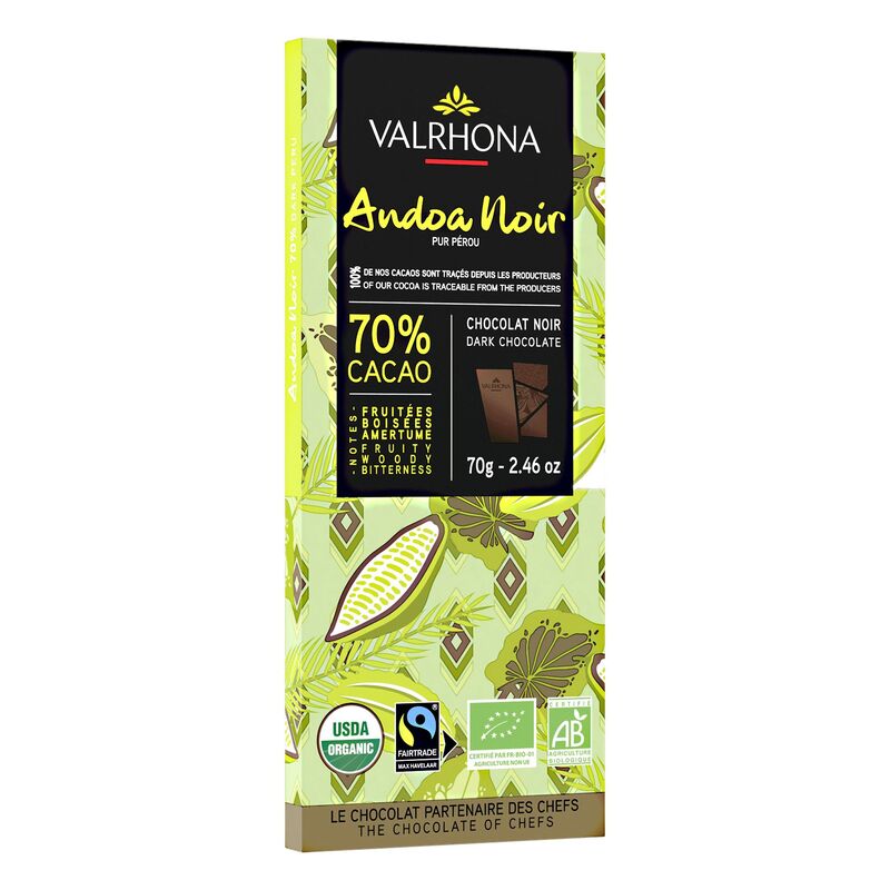 Andoa 70% chokoladebar, 70 g