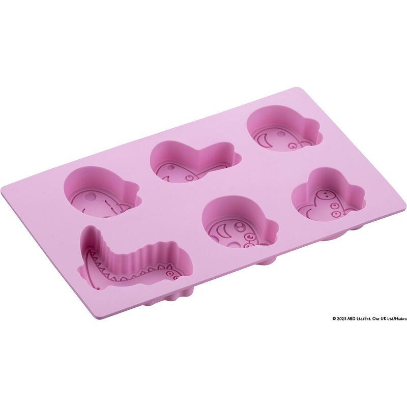 Gurli Gris kageform mini 18x29 cm, lyserød