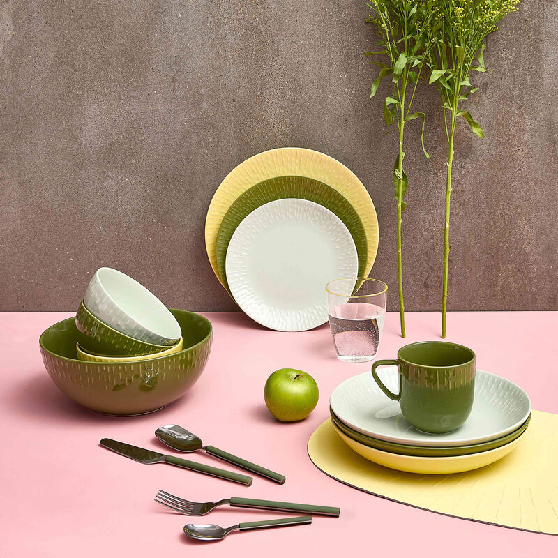 Confetti skål 14 cm, olive