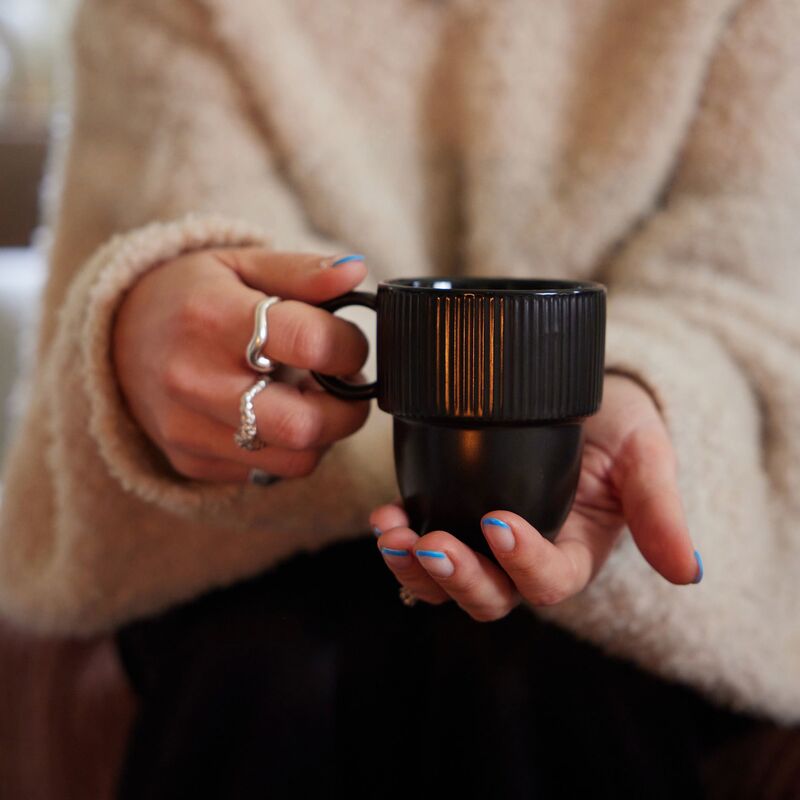 Inka-mugg 27 cl, svart