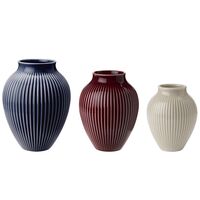 Minivase, ripple berry/sand/dark, 3 stk.