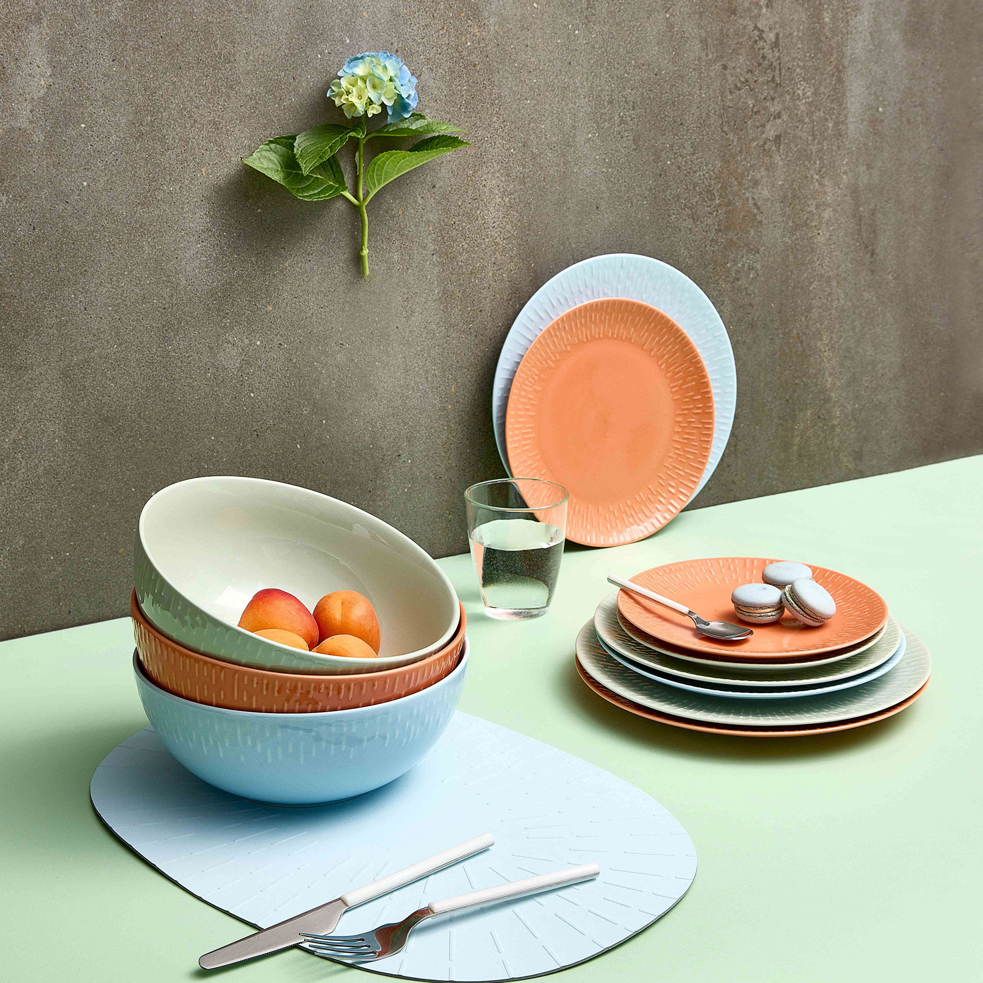 Confetti middagstallerken 27,5 cm, pistachio