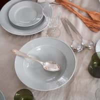 Swedish Grace dyb tallerken 25 cm, dimma