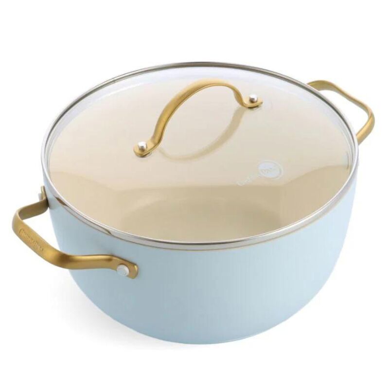 Padova grydesæt 6 dele, lyseblå