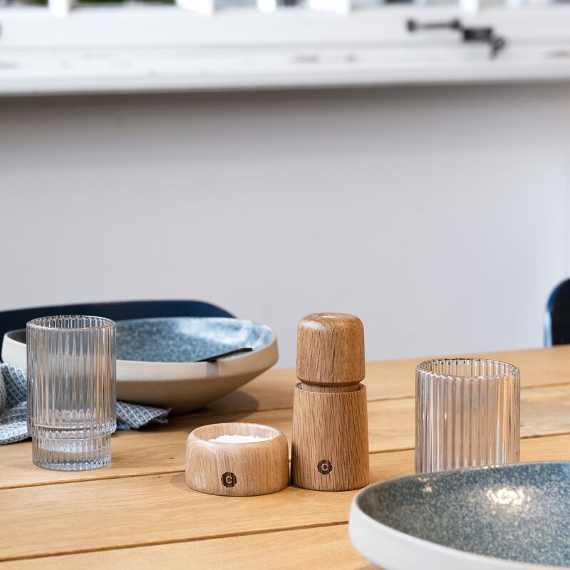 Stockholm salt- och pepparkvarn, 11 cm, ek