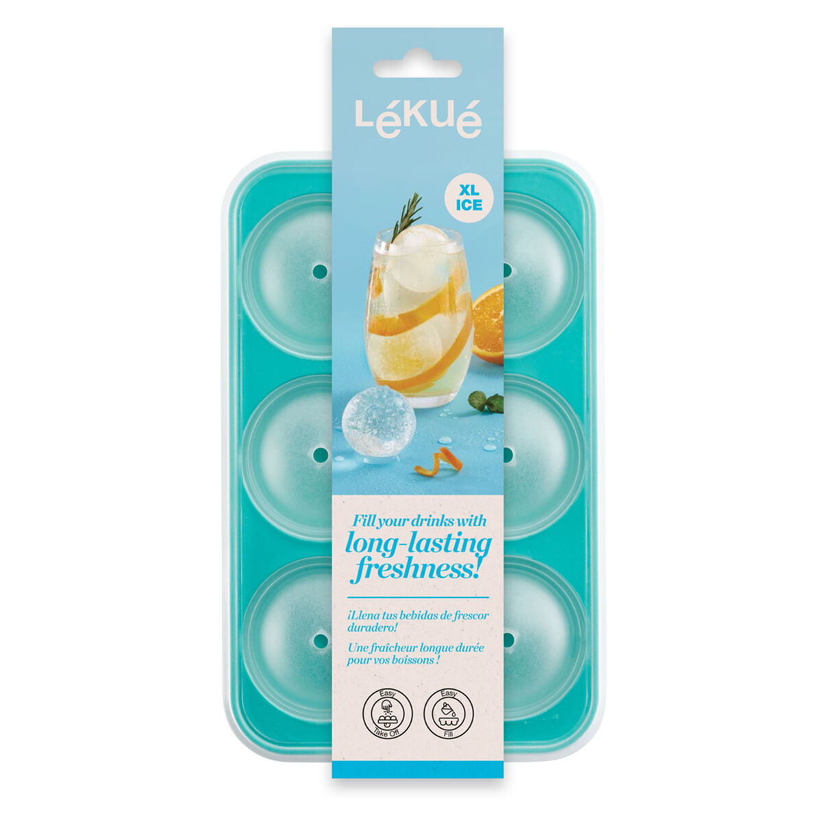 Lékué Iskubsform Klot XL Turquoise