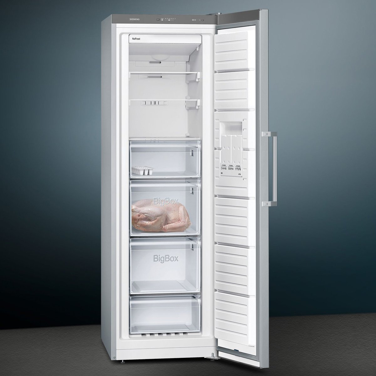 GS36NVIEP iQ300 Inox-Easyclean pakastin