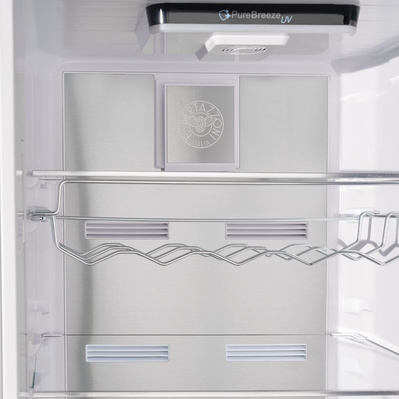 Professional fristående køle-/fryseskab 186 cm, rustfrit stål