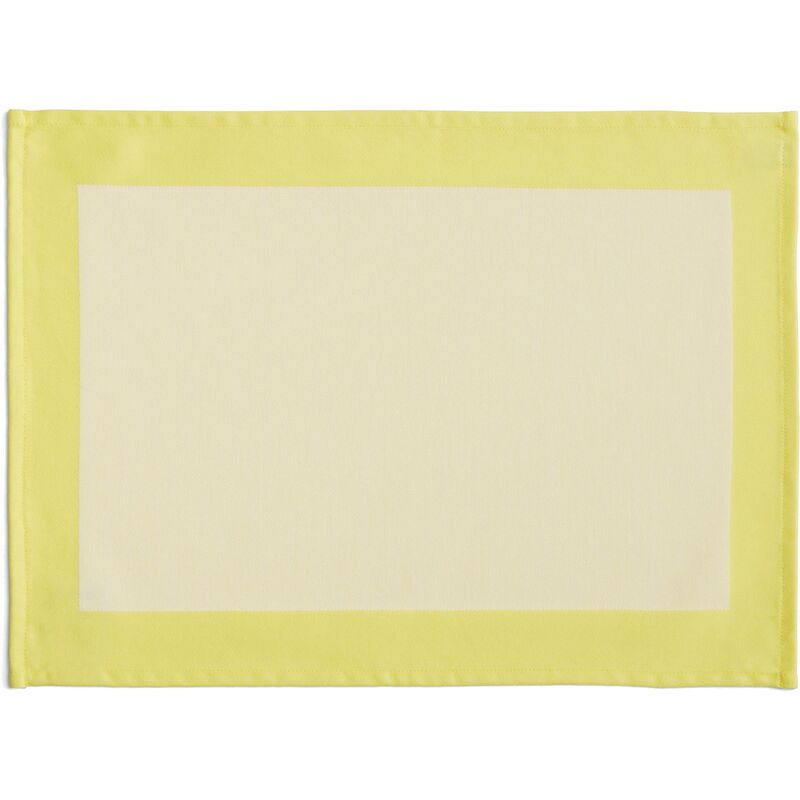 Ram dækkeserviet, gul