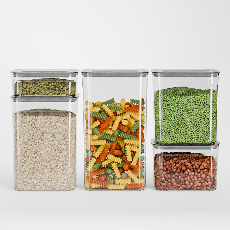 Rektangulära Förvaringsburkar 5 pack