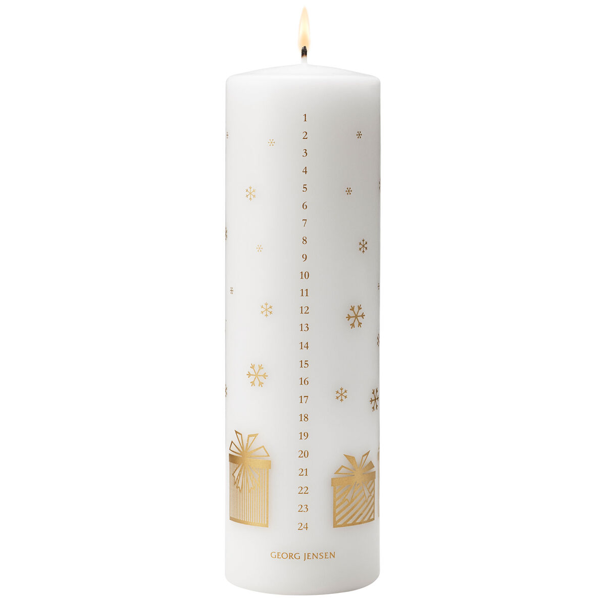 Georg Jensen CC 2025 kalenderljus, guld