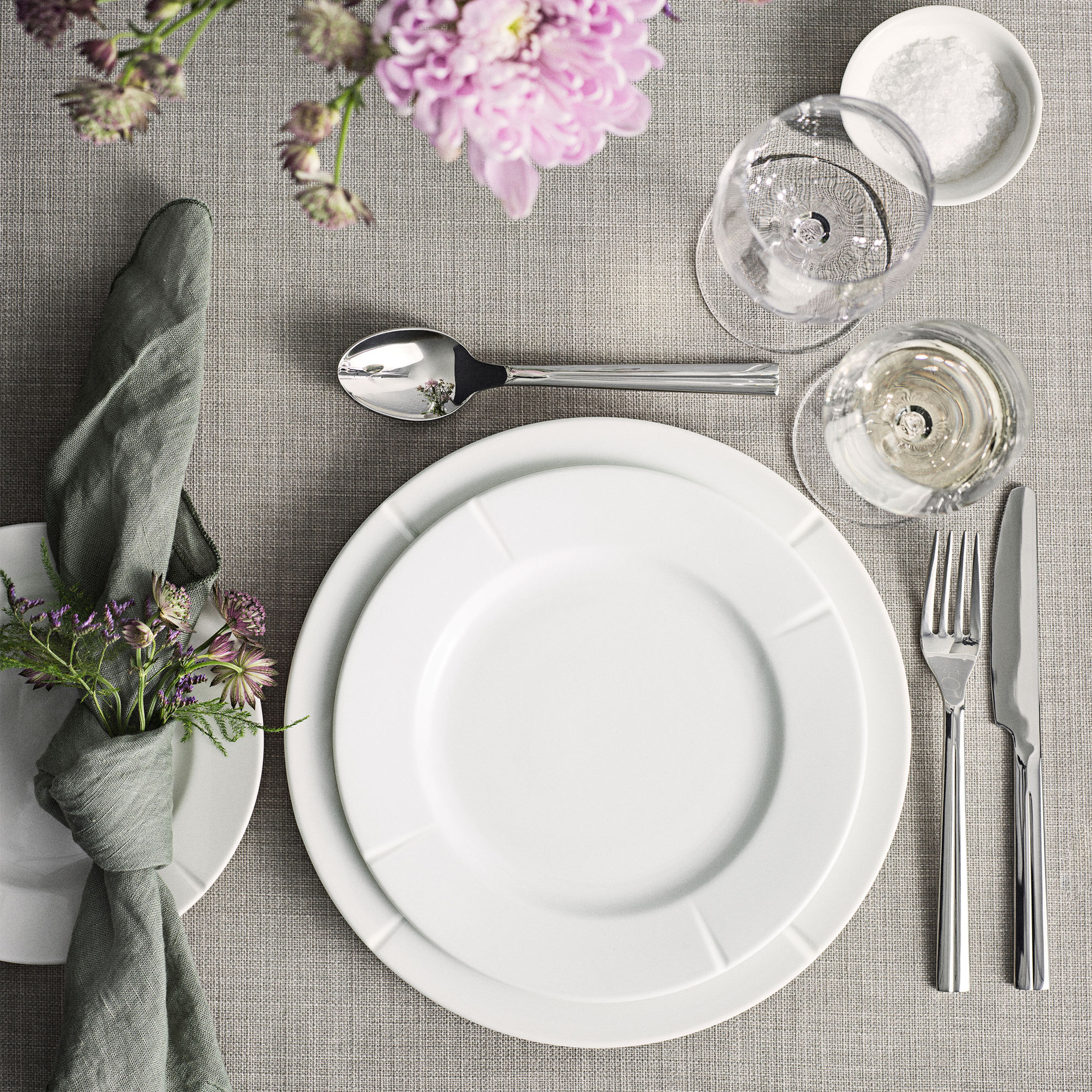 Grand Cru tallrik vit Ø23 cm. 4 st.