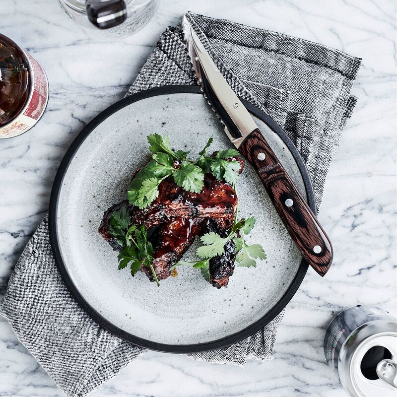 Old Farmer Classic steakkniv XL 4 dele, træ/stål