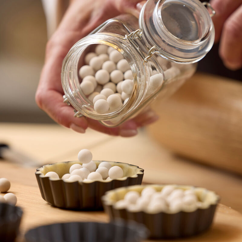 Keramiska bakkulor, vit